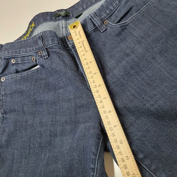 33 TALL JCREW TOOTHPICK STRETCH DARK DENIM JEANS 31 - Picture 2 of 12